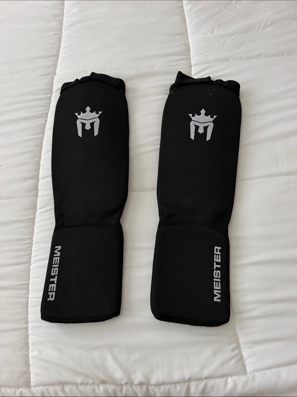Black Protective Shin Guards
